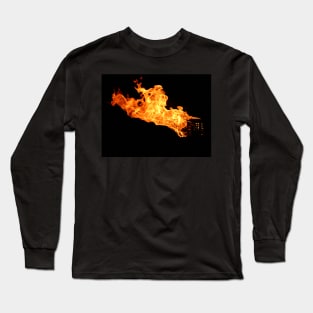 Flaming Roman Torch Long Sleeve T-Shirt